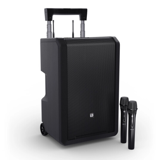 Ld Systems Anny 10 Hhd 2 B8 Kompakt-Pa Batteri/bt 2 Trådløse Mikrofoner