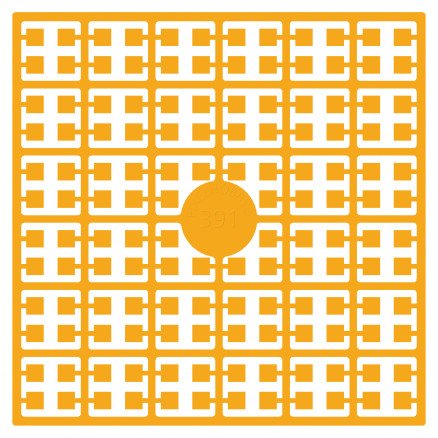 Pixelhobby Midi Perler 391 Gresskar Oransje 2x2mm 140 pixels