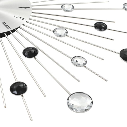vidaXL Veggklokke med kvartsurverk 50 cm moderne design