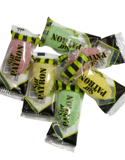 1 stk Sur Patron Surt Sukkertøy i Assorterte Smaker 1 stk Sur Patron Surt Sukkertøy i Assorterte Smaker