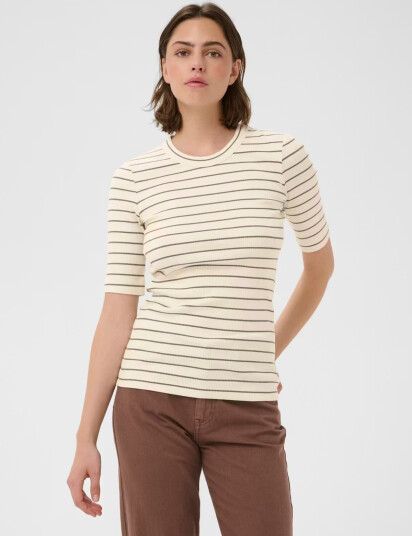 InWear Dagna Striped T Shirt Hvit S InWear Dagna Striped T Shirt Hvit S
