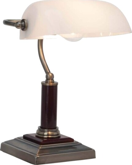 Brilliant Bankir Messing Hvit Glass Metall Tre Soverom Stue Kontor Moderne Ii Ce