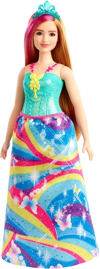 Barbie Dreamtopia Prinsesse Dukke Med Blondt Hår Og Blå Kjole
