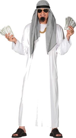 Fiestas Guirca Sheik Hvit Kostyme One size 88667