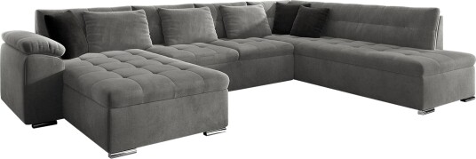 4 seters Hjørnesovesofa   Grå