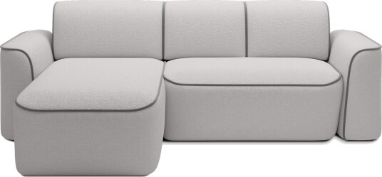 Ume 4 seter Sofa med Sjeselong   Grå