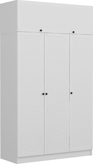 Fruitland Garderobe 135x210 cm - Hvit