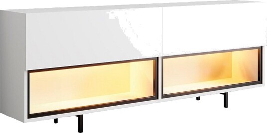 Hanah Home Tv Stand Ekol Down Hvit Hanah Home Tv Stand Ekol Down Hvit