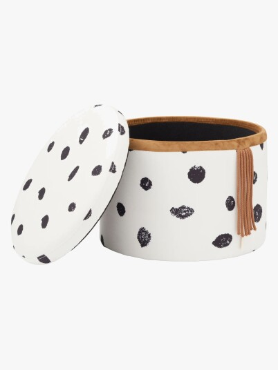 Kid's Concept Pouffe With Storage Pippi Multi/patterned One Size