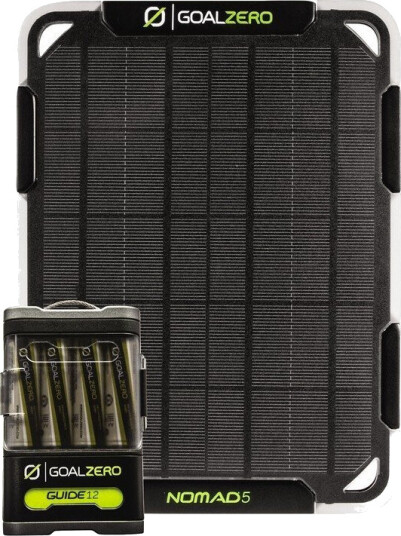 Goal Zero Guide 12 Solar Kitsolcellepanel og batteripakke