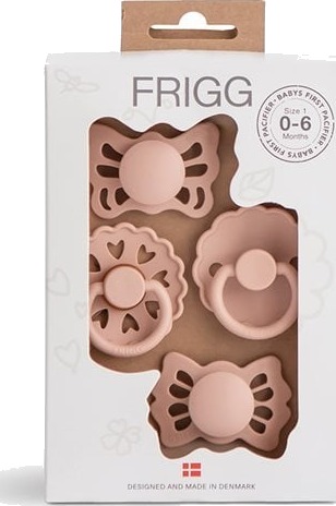 FRIGG Baby's First Startpakke smokker   Floral Heart Blush   4 stk.