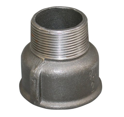 2,1/2" x 2" svart piggsokkel