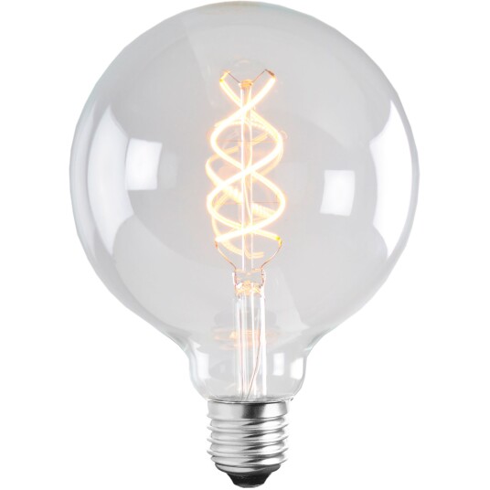 Globen Lighting Lyspære E27 LED Soft Filament Globe 125 mm 5W, klar Globen Lighting Lyspære E27 LED Soft Filament Globe 125 mm 5W, klar