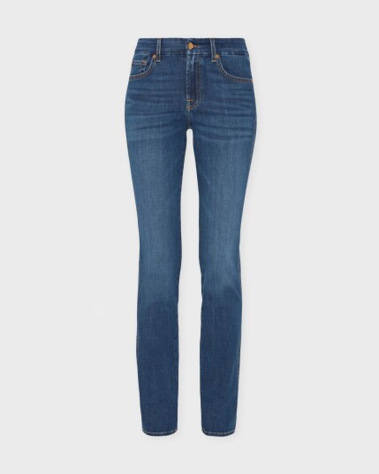7 For All Mankind Kimmie Straight Duchess Blue 25 x 33