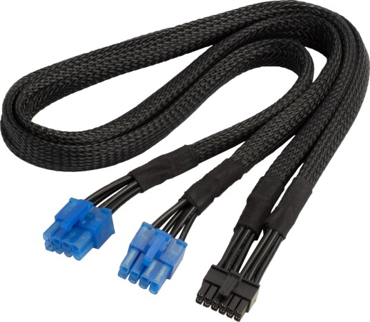 Silverstone PP12-PCIe strømkabel 8-pin EPS12V til PCIe 600W 0.55 m