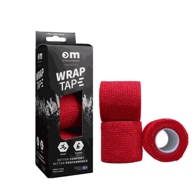 Ortho movement Wrap Tape 3 Pack fotballteip Rød One Size