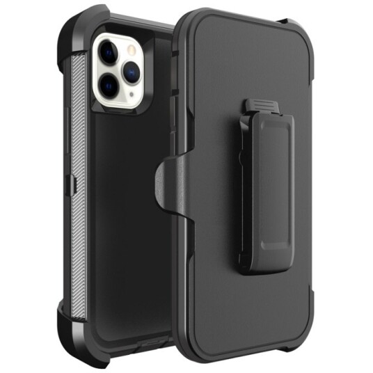 Støtsikkert deksel til iPhone 12 mini, Svart