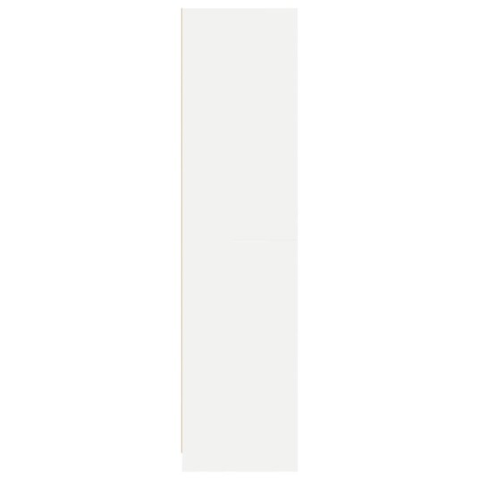 vidaXL Garderobe hvit 50x50x200 cm sponplate