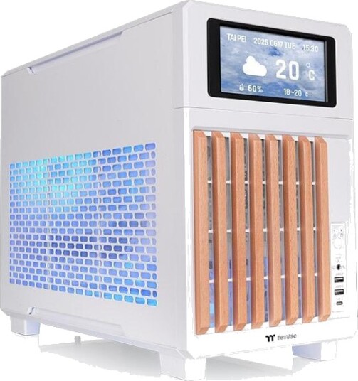 Thermaltake TR200 Mini Tower Kabinett Hvit USB 3.2 Thermaltake TR200 Mini Tower Kabinett Hvit USB 3.2