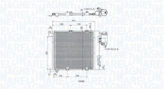 Kondensator MAGNETI MARELLI 350203885000