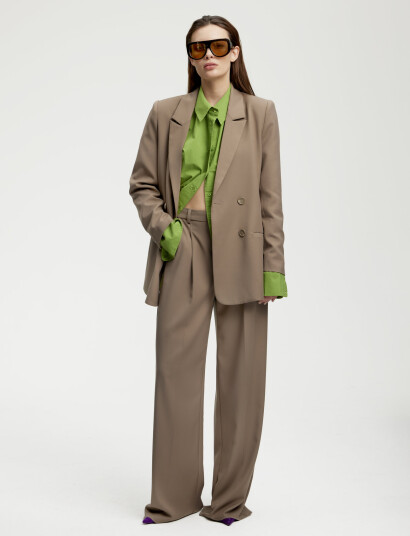 Gestuz Paulagz Blazer - Khaki green - 36