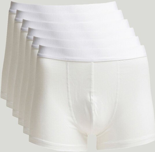 Bread & Boxers 6-Pack Boxer Brief White