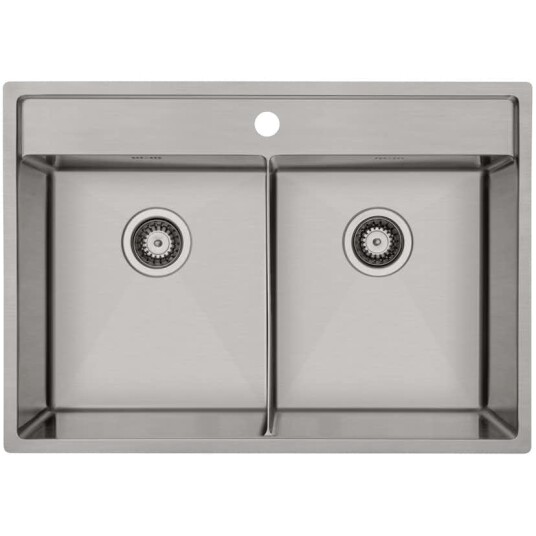 Lavabo Kjøkkenvask Kubus 742 Soft Slim 10024SLDK