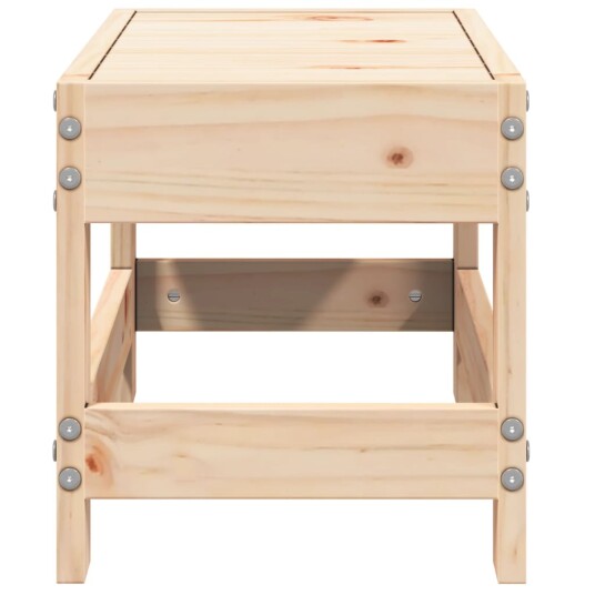 Hagefotskammel 62x30x32 cm heltre furu 844893