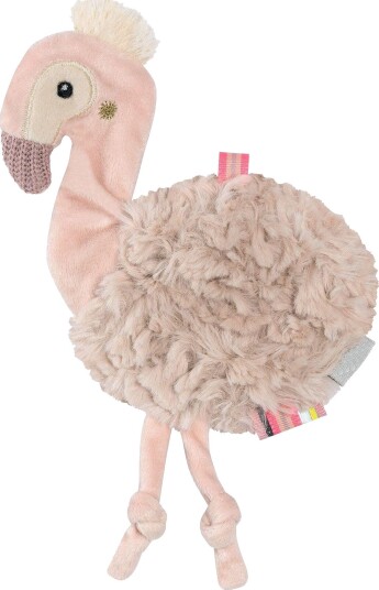 Fehn Flamingo Kosebamse Med Knitrelyd