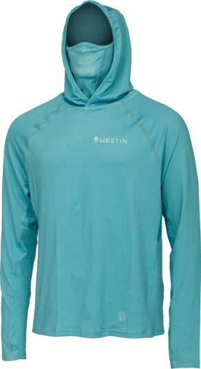 Westin Bay Upf Hoodie W/Neck Gaiter Sea Breeze Westin Bay Upf Hoodie W/Neck Gaiter Sea Breeze