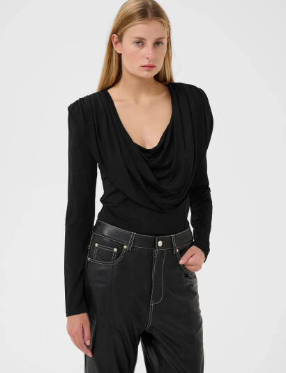 Gestuz Gzlaily Ls Top Black XS Gestuz Gzlaily Ls Top Black XS