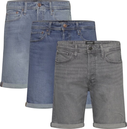 Jack & Jones Jjirick Jjiorg Shorts Am 364/365/362 3P   Blue   XXL