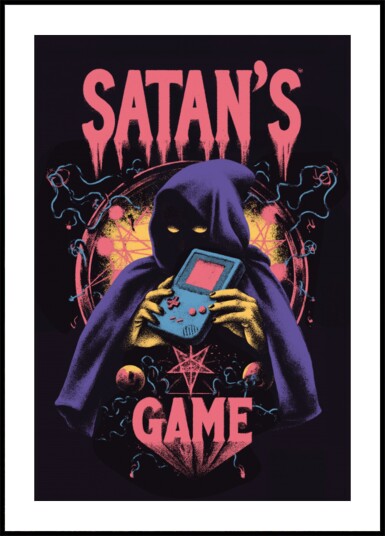Satan"s Retro Game Plakat / 100x150