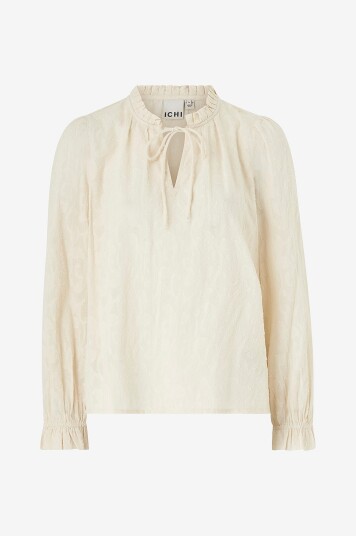 Ichi Bluse ihEona LS Hvit