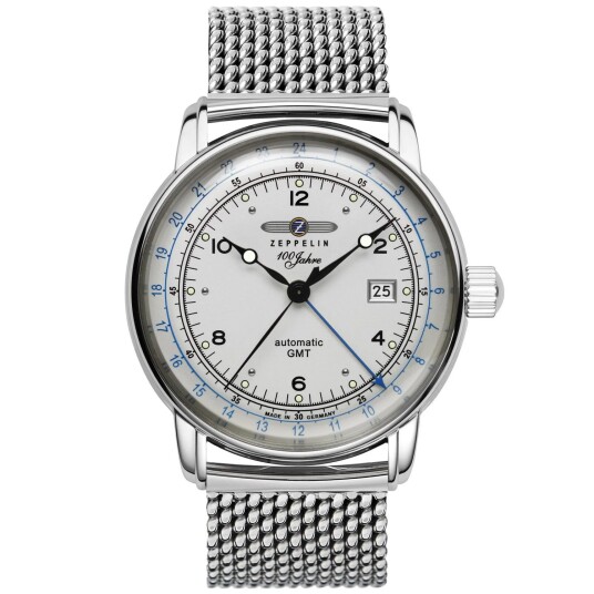 Zeppelin 100 Year Automatic GMT 8666M1 - Herre - 42 mm - Analog - Automatisk - Mineralglas