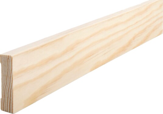 Combiwood Gulvlist Ubehandlet Furu 12x45 mm Natur