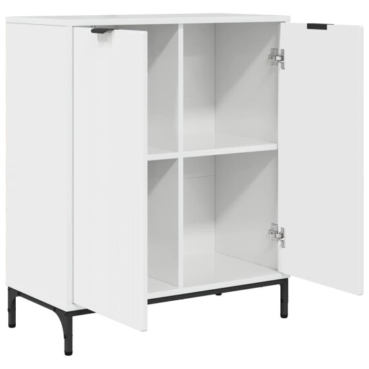 Serviesskap Høyglans hvit 69,5 x 33 x 82 cm Konstruert tre Serviesskap Høyglans hvit 69,5 x 33 x 82 cm Konstruert tre