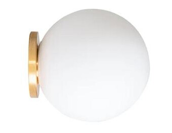 Fontanaarte Pallina Vegglampe Messing Liten