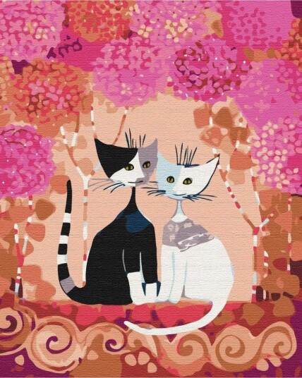 Symag Paint It! Mal Etter Nummer 40x50 cm Fantastiske Katter