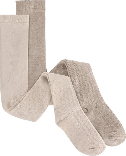 Huttelihut Wool Stockings 2 Pack Beige 56\62