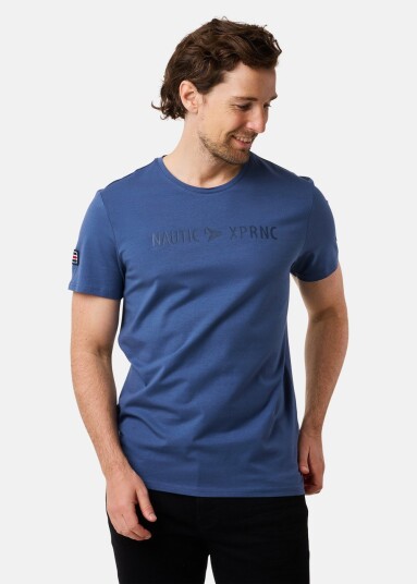 Nautic Experience Marstrand Logo Tee Dusty Denim Blue L T-Shirts Nautic Experience Marstrand Logo Tee Dusty Denim Blue L T-Shirts