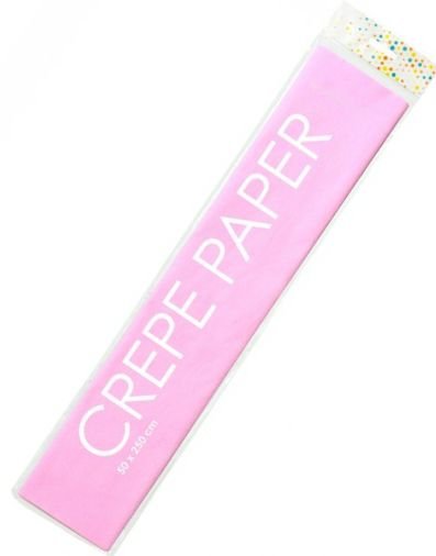Baby Rosa Kreppapir 50x250 cm Baby Rosa Kreppapir 50x250 cm