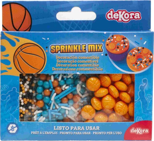 Dekora Kakestrøssel Basketball 70 g | Slikkepott.No
