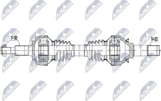 Nty Drivaksel NTY NPW PS 009
