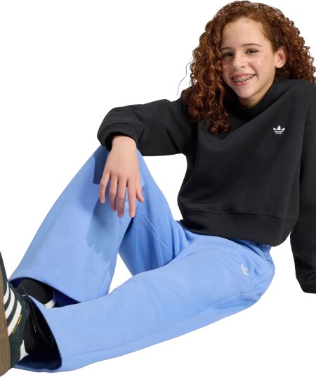 Adidas Originals Wide Leg Pants Blue 170