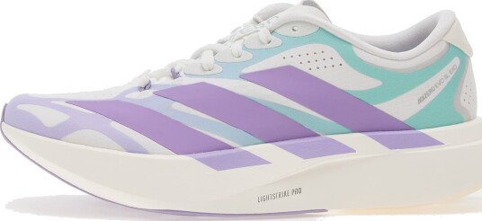 Joggesko adidas ADIZERO EVO SL Exo LIGHTSTRIKEPRO Running Ftwr White/ Violet Fusion/ Pulse Mint EUR 37 1/3