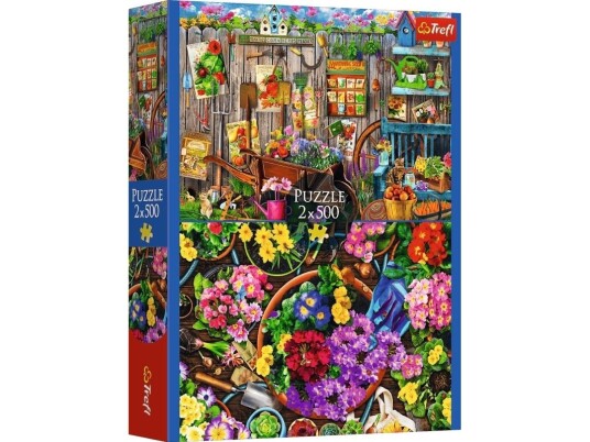 Trefl Puzzle Gardening 2X500 Biter Trefl Puzzle Gardening 2X500 Biter