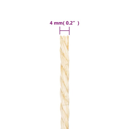  Tau 100% sisal 4 mm 500 m