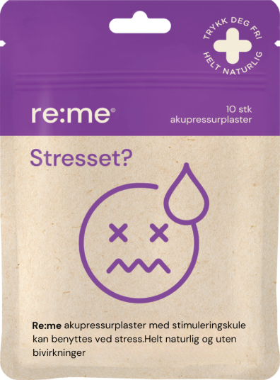 Re:me Stresset Akupressurplaster 10 stk. Re:me Stresset Akupressurplaster 10 stk.