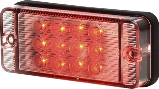 Secorüt Tågebaklykt Med Åpne Kabelender Bak 12 V 24 V Rød Klart Glass Secorüt Tågebaklykt Med Åpne Kabelender Bak 12 V 24 V Rød Klart Glass